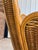 1980s Vintage Sculptural Rattan Fan Back Palm Frond Lounge Chair For Sale - Image 5 of 12