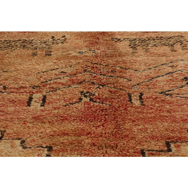 Late 20th Century Vintage Boujad Moroccan Rug - 04'10 X 10'10 For Sale - Image 5 of 9