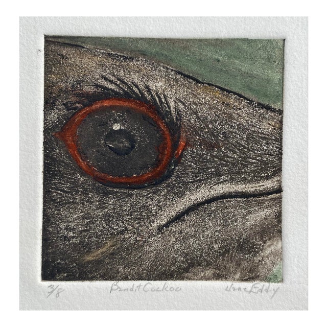 Jane Eddy Bandit Cuckoo Color Etching For Sale