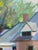 Vintage Impressionist Cottage Garden Painting, Signed by Ron McKee For Sale - Image 4 of 12
