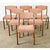 Brown Late 20th Century French Vintage Midcentury Dining Chairs Set of 6 For Sale - Image 8 of 15