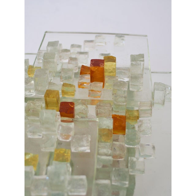 Metal Pavo Wall or Ceiling Lamp in Murano Glass by Albano Poli for Poliarte, Italy, 1970s For Sale - Image 7 of 11