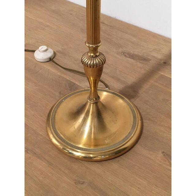 Circa 1970 Brass Pineapple Floor Lamp in the Style of Maison Charles For Sale - Image 11 of 13