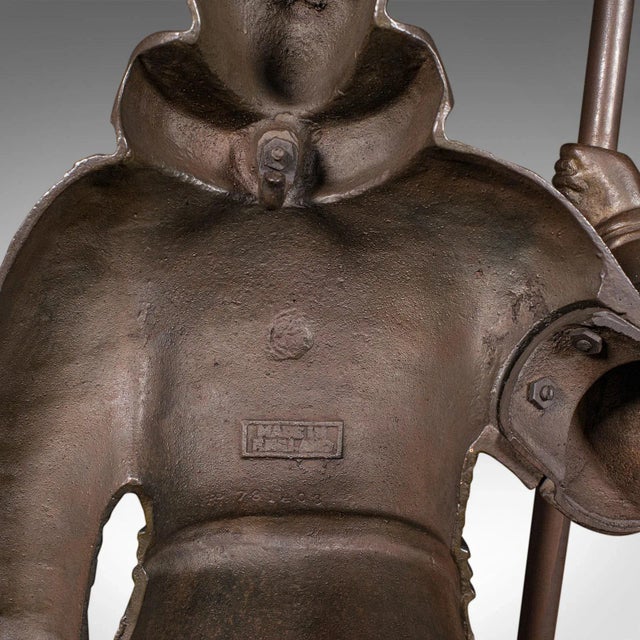 Antique Beefeater Fireside Companion, Cast Iron, English, Fire Tools, Edwardian For Sale - Image 11 of 12