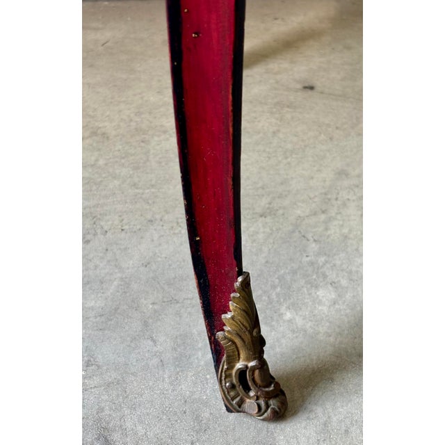 Louis XV Style Chinoiserie Side Table For Sale - Image 4 of 14