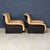 Vintage Italian Club Chairs in Leather by Rossi Di Albizzate, 1970, Set of 2 For Sale - Image 6 of 18