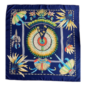 Hermès Silk Scarf Brazil Design 2 By Laurence Bourthoumieux