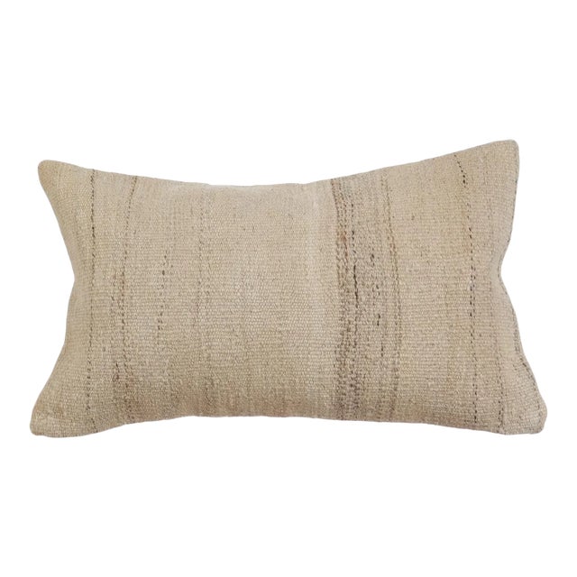 Handmade Natural Kilim Pillow Cover For Sale