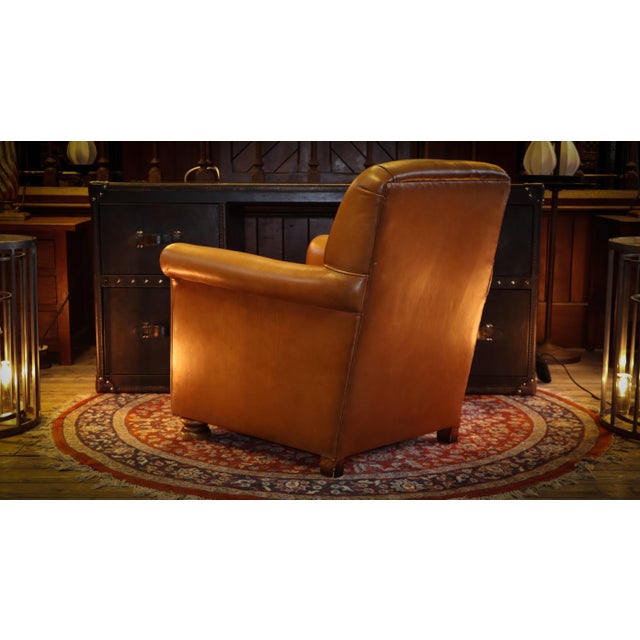 Tetrad Princess Leather Club Chair, 2010s For Sale - Image 18 of 18