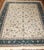 Vintage Zabihi Collection Large Ivory Green Indian Room Rug - 10'9" x 13'3" For Sale - Image 10 of 11