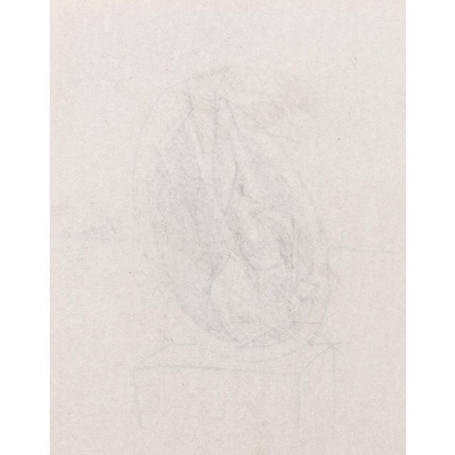 1980s Seymour Lipton Sculpture Study Sketch, 1980 For Sale - Image 5 of 5