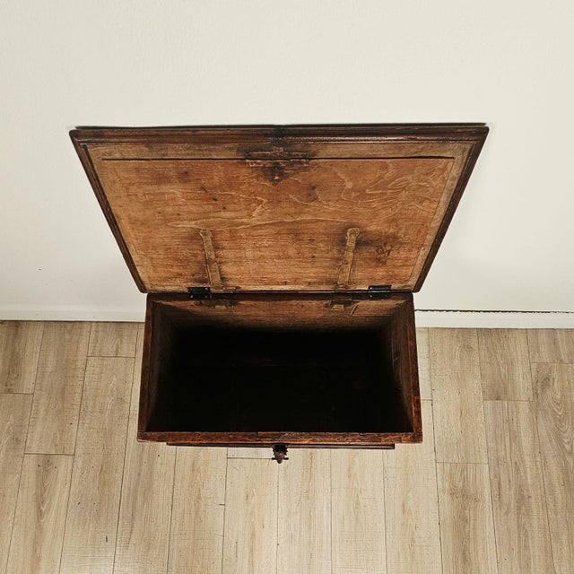 Southeast Asian Teak Merchant's Trunk, 19th Century or Earlier For Sale - Image 9 of 12