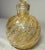 Vintage Hand Blown Italian Murano Venetian Gold Flek Glass Scent Perfume Bottle For Sale In New York - Image 6 of 13