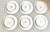White Early 29th Century Limoges Redon Plates, Set of 6 For Sale - Image 8 of 12