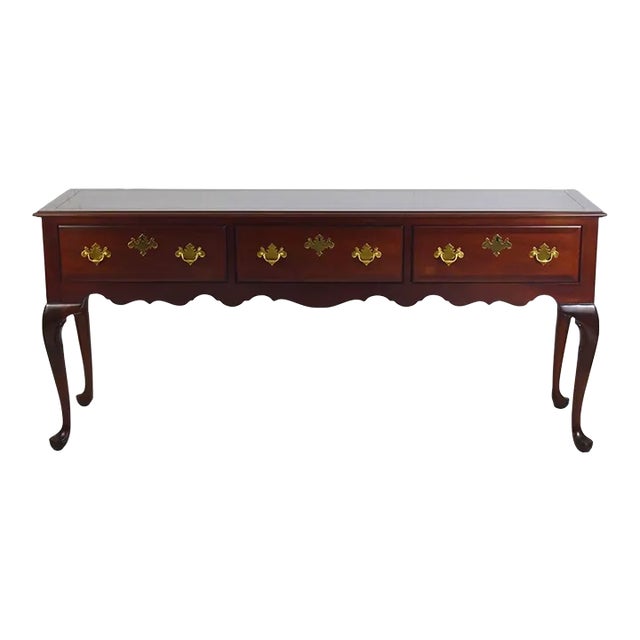 Kindel Chippendale Style Mahogany Huntsboard Sideboard Server Williamsburg Style For Sale