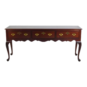 Kindel Chippendale Style Mahogany Huntsboard Sideboard Server Williamsburg Style