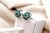Metal White Gold Shower-Shaped Earrings with Brilliant-Cut Diamonds, Set of 2 For Sale - Image 7 of 10