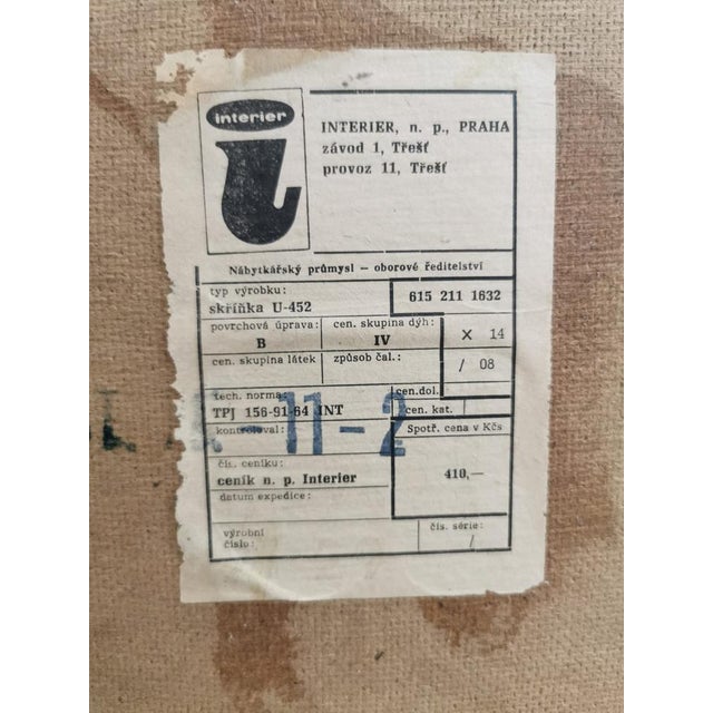 Wood Sideboard by Jiri Jiroutek for Interior Prague, 1960s For Sale - Image 7 of 16