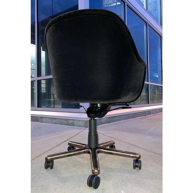 2010s Bronze Base Bumper in Black Mohair Ward Bennett For Sale - Image 5 of 12