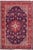 Shabby Chic Persian Blue/Rust Wool Rug - 6'4'' X 12'1'' For Sale - Image 9 of 10