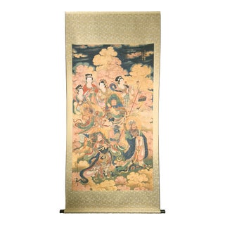 Chinese Star Gods Scroll For Sale