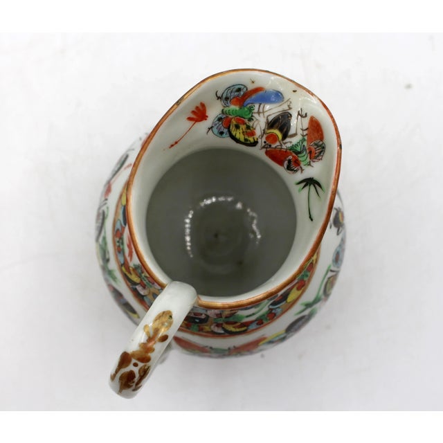Ceramic Circa 1880 Chinese Export Porcelain Thousand Butterfly Creamer For Sale - Image 7 of 8