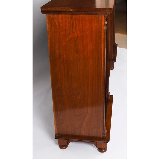 Antique Victorian Ormolu-Mounted Walnut Open Bookcase, 19th Century For Sale - Image 12 of 16