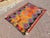 Pop Art Small Colorful Handmade Turkish Kilim Rug - 35" X 48.5" For Sale - Image 3 of 8