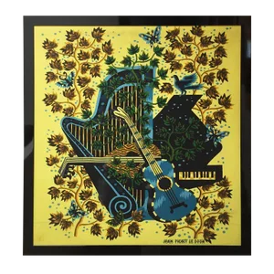 Painting on Textile by Jean Picard Le Doux