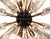 Metal Sputnik Light with 51 Clear Glass from Justfurnituress SRL For Sale - Image 7 of 10