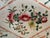Antique Chinese famille rose footed decorative footed dish, with a diamond-shaped bowl, hand-painted flowers, and a raised...