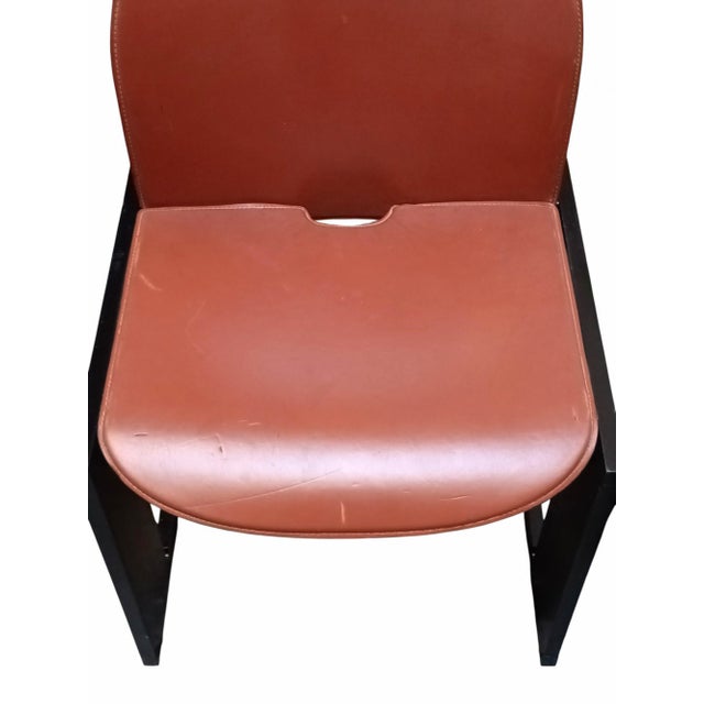 Wood Vintage Italian Dialogo Chairs by Afra & Tobia Scarpa for B&B Italia, 1970s, Set of 4 For Sale - Image 7 of 10