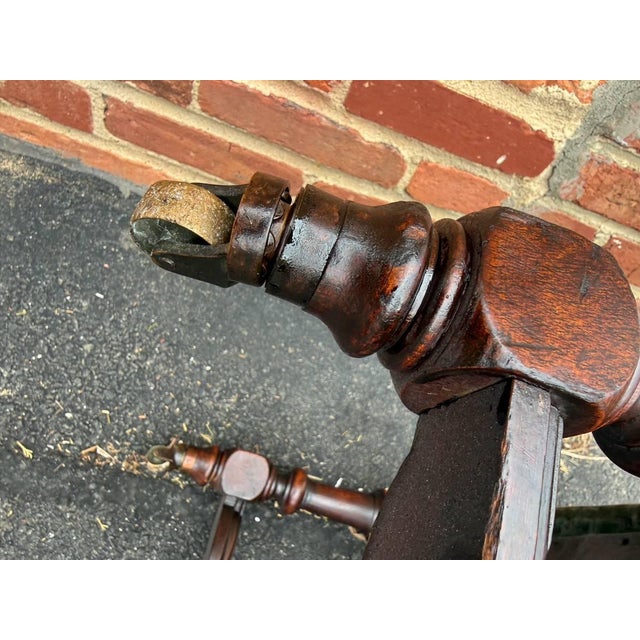 Antique Renaissance Style Velvet Upholstered Side Chair For Sale - Image 14 of 17