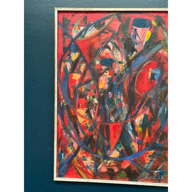 Rolf Andersson, Abstract Composition, 1950s, Oil on Plywood, Framed For Sale - Image 13 of 18
