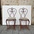 Vintage French Art Nouveau Chairs in Wrought Iron, 1930s, Set of 2 For Sale - Image 15 of 18