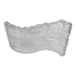 Art Glass Wave Form Menorah by Joel and Candace Bliss For Sale
