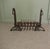 Inglenook Fireplace Grate on Andirons For Sale - Image 3 of 7