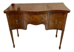 Mahogany Serpentine Shaped Sideboard, 1920s