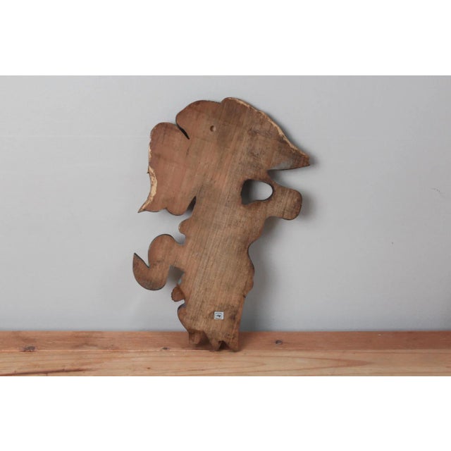 Vintage Mexican Hand Carved Wood Angels With Instruments For Sale - Image 17 of 18