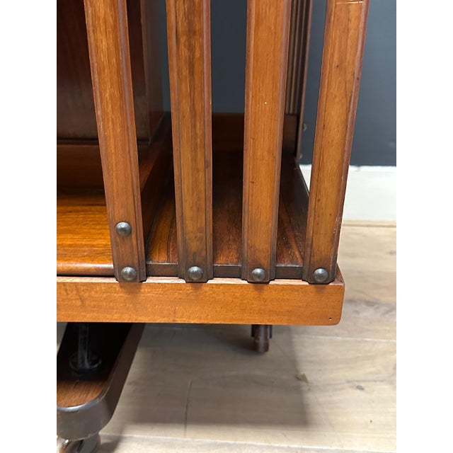 Antique Revolving Bookcase, 1890s For Sale - Image 6 of 13