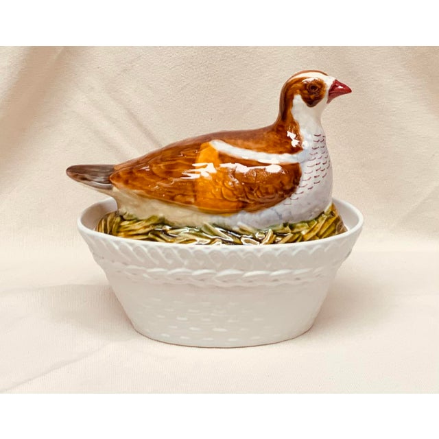 Magnificent Portuguese Game Bird Tureen -C. 1950 For Sale - Image 9 of 12