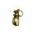 Late 20th Century 18k Yellow Gold Vintage Money Bag Charm For Sale - Image 5 of 9