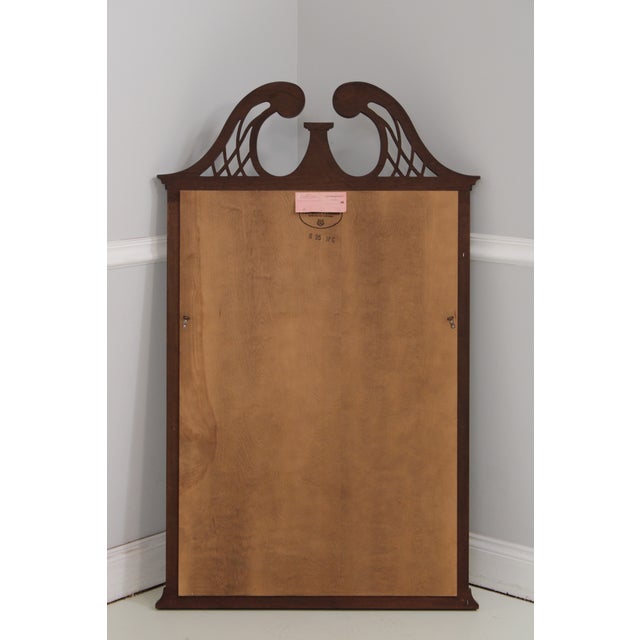 Henkel Harris Mahogany Chippendale Style Mirror For Sale - Image 14 of 15