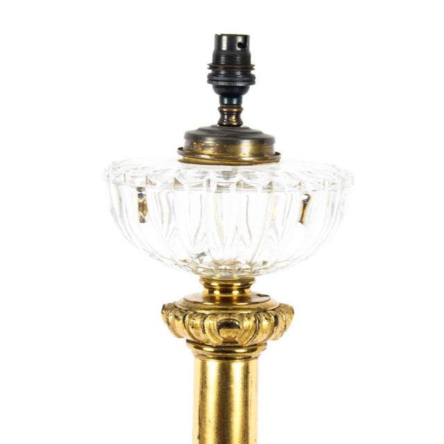 19th Century William IV Gilt Bronze Table Lamp For Sale - Image 4 of 14