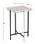 Modern Stone Top Accent Table - Multi Grey/Black For Sale - Image 3 of 6