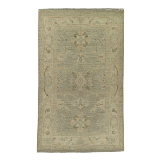Oushak Rug 3'1" x 5'3" #21370 For Sale