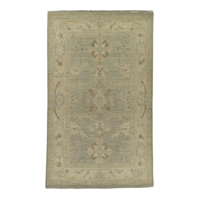 Oushak Rug 3'1" x 5'3" #21370 For Sale