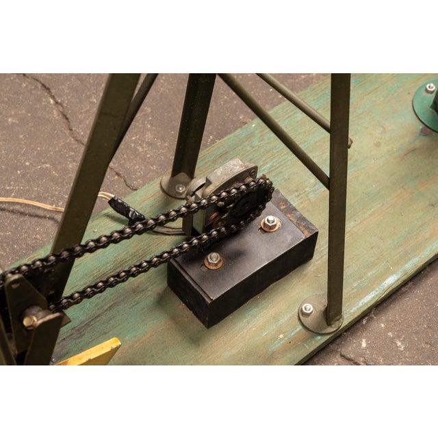 Mid 20th Century Vintage Motorized Pumpjack Oil Derrik Salesman Sample For Sale - Image 5 of 10