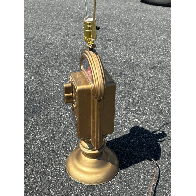 Mid 20th C. New York City Parking Meter Table Lamp Conversion For Sale - Image 10 of 10
