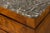 Mid-19th Century French Louis Philippe Walnut Commode With Gray Marble Top For Sale - Image 9 of 17